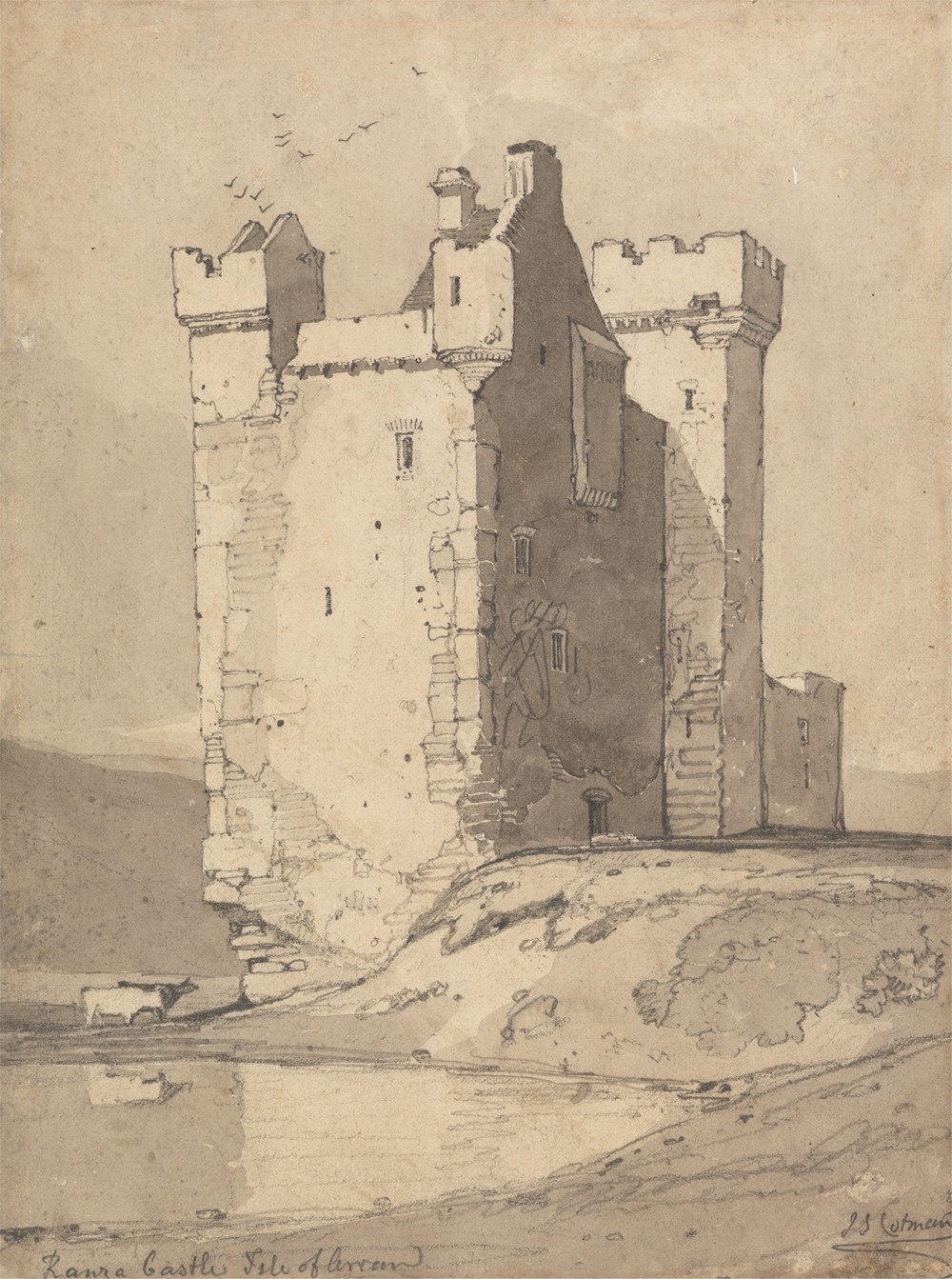 Loch Ranza Castle, Isle of Arran, Scotland (ca. 1800)