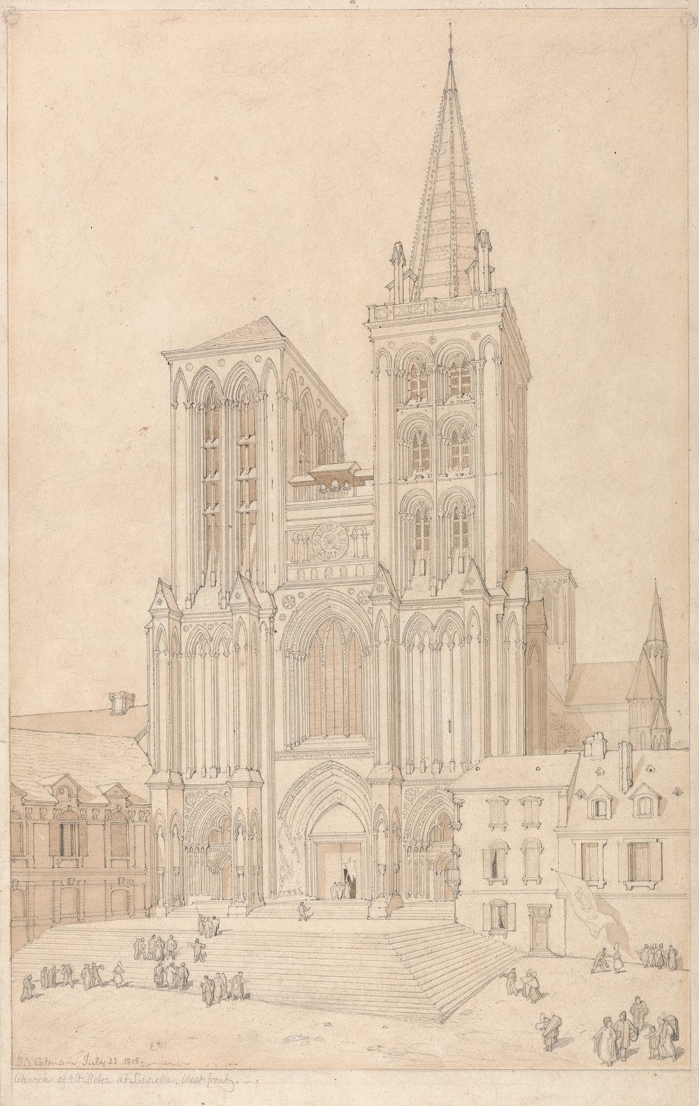 St. Peter at Lisieux, Normandy; West Front