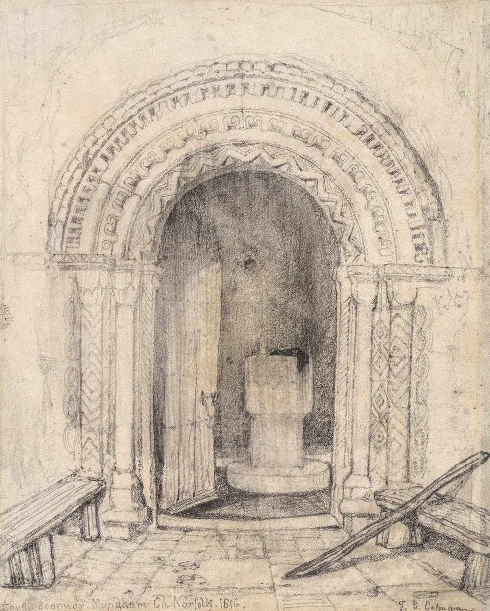 South doorway, Mundham church, Norfolk