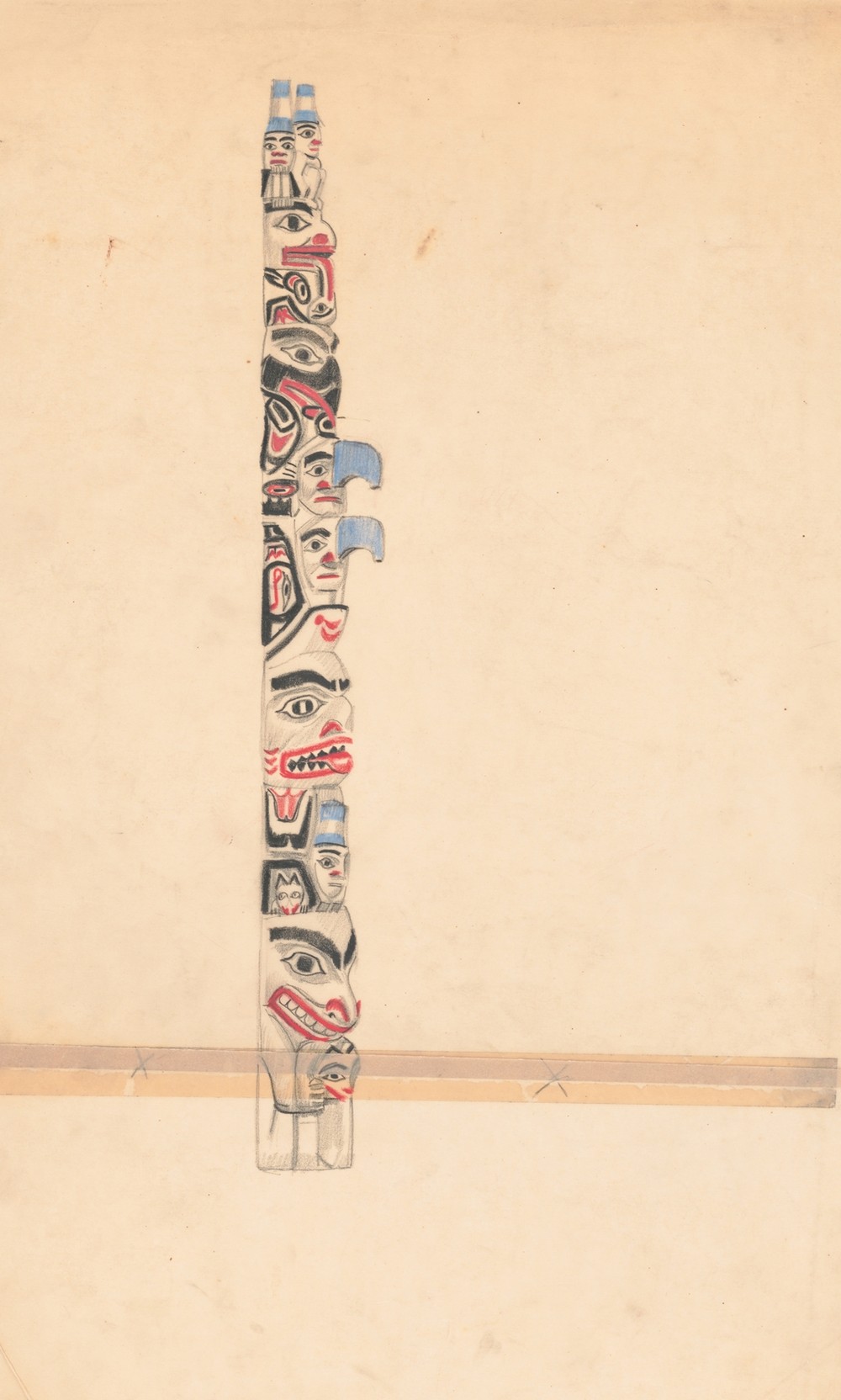 Design for totem pole