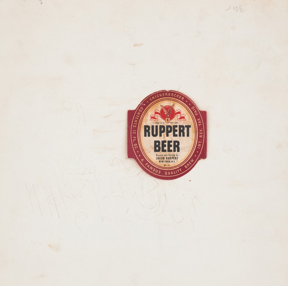 Ruppert Beer Label
