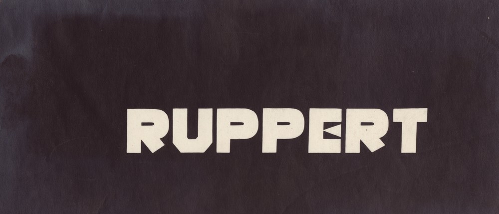 Stylized logo for Ruppert Beer