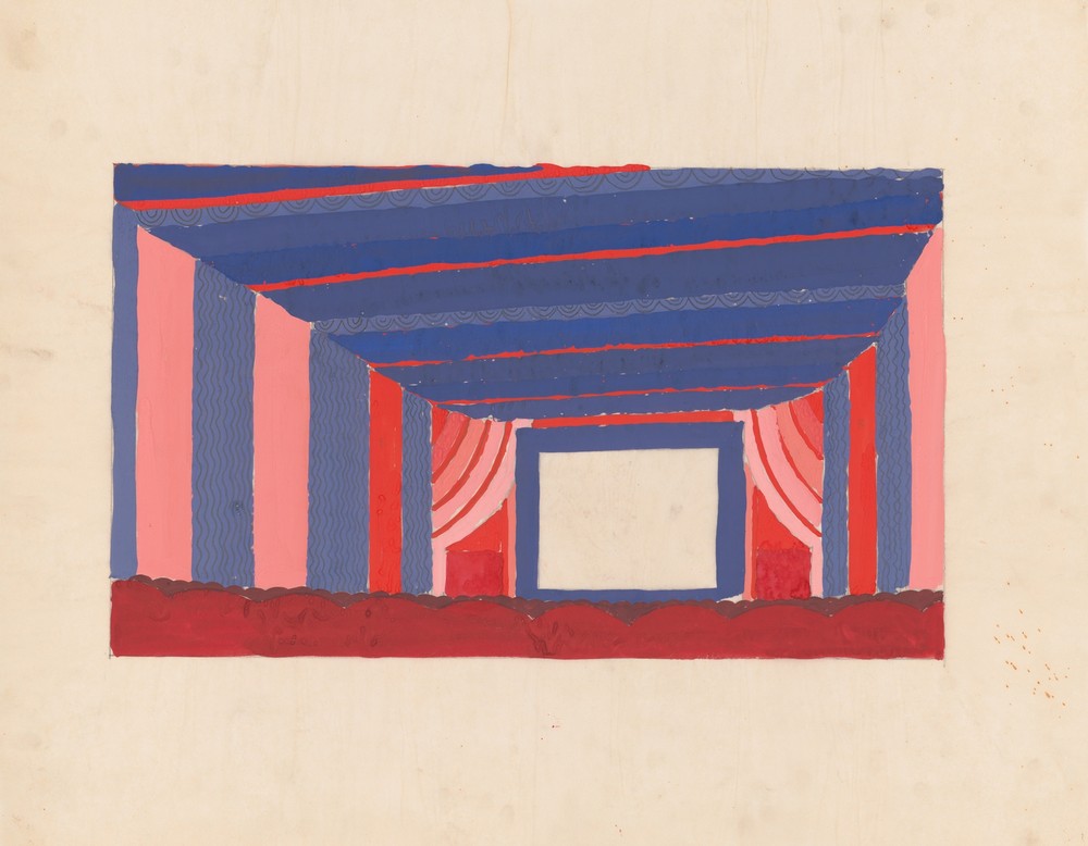 Design proposals for Puck Theater, New York, NY.] [Interior perspective study