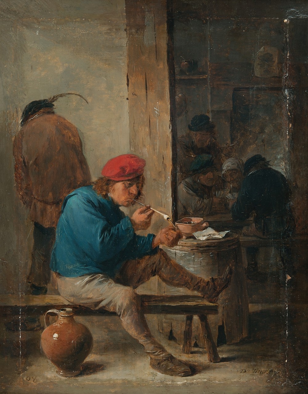 Tavern Scene with Smokers (1640s)