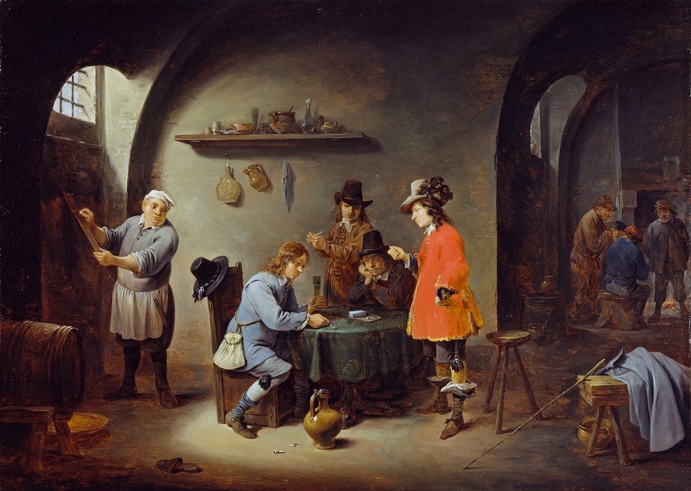 Gambling Scene at an Inn (Late 1640s)