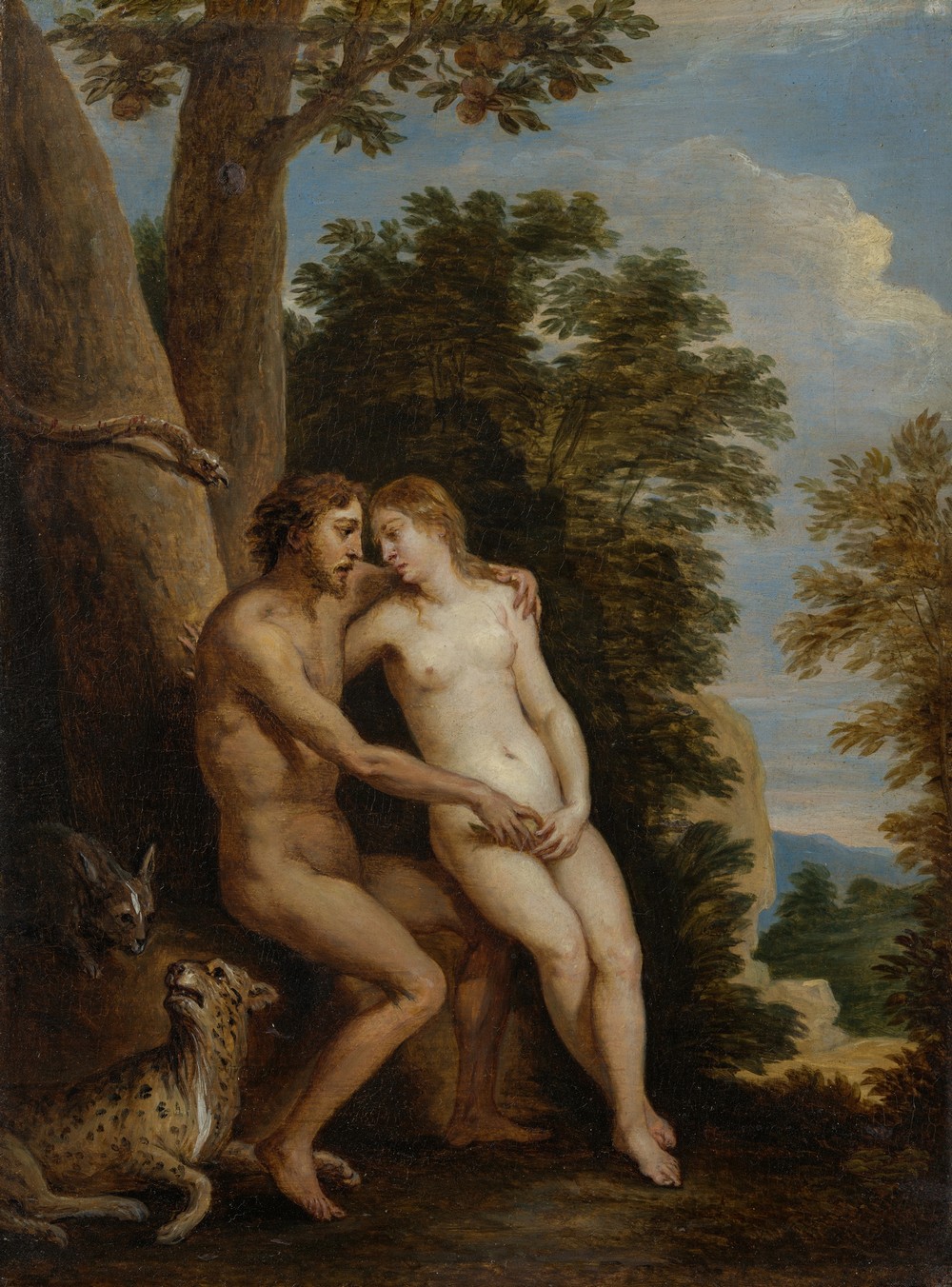 Adam and Eve in Paradise (1650s)
