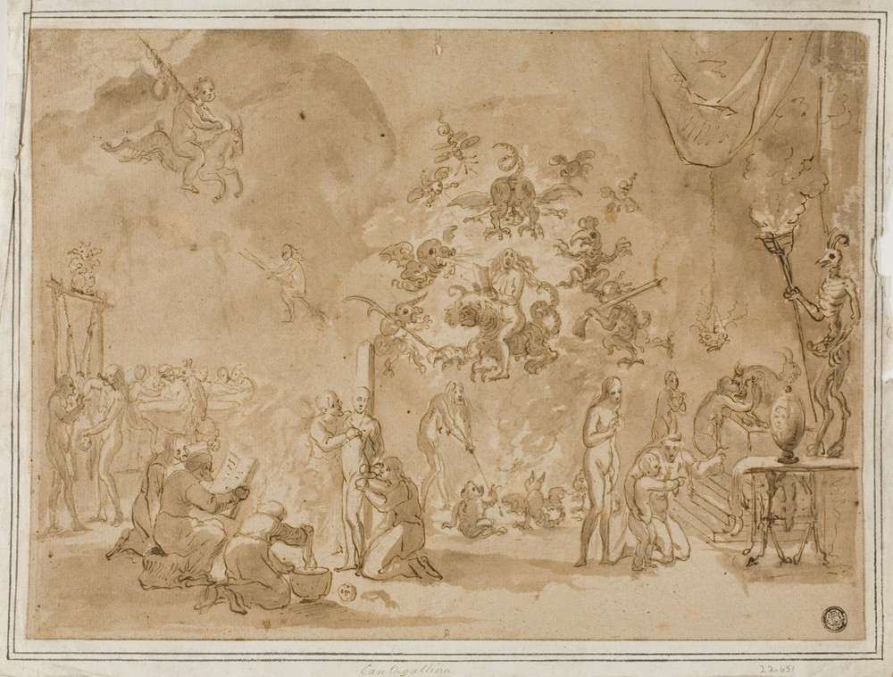 Scene of Witchcraft and Devil Worship