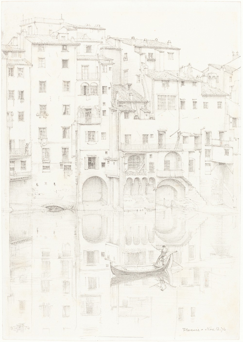 A View of the Arno, Florence
