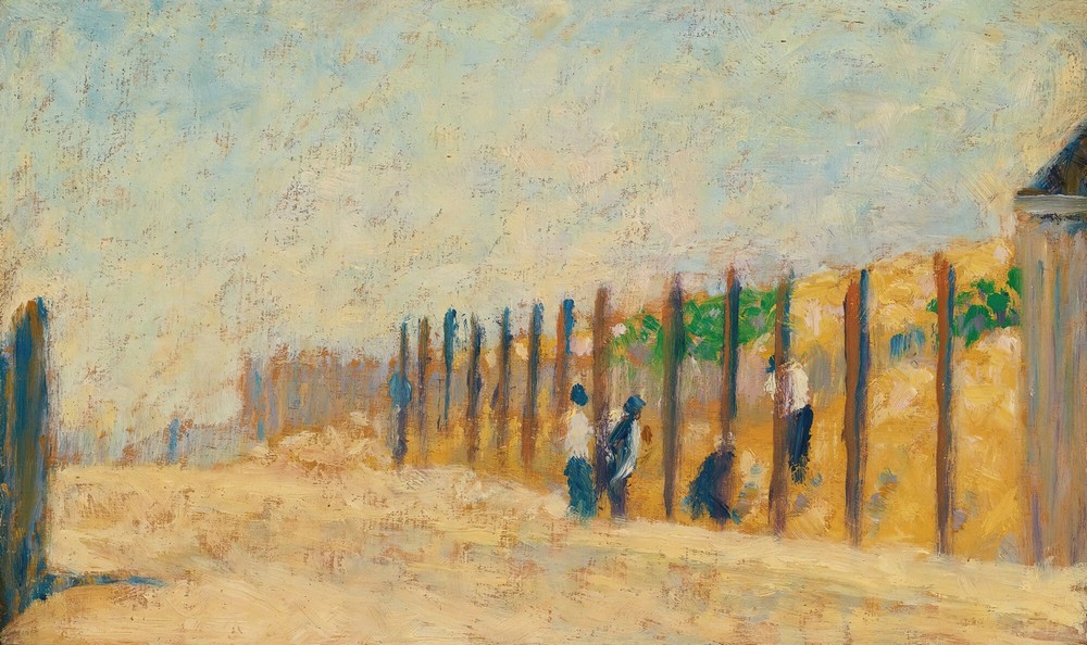 Ouvriers Enfonçant Des Pieux (circa 1882)