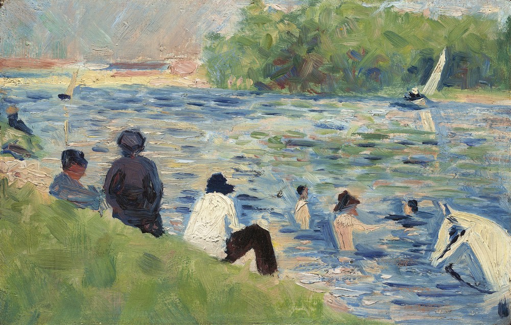 Bathers (Study for  Bathers at Asnières )