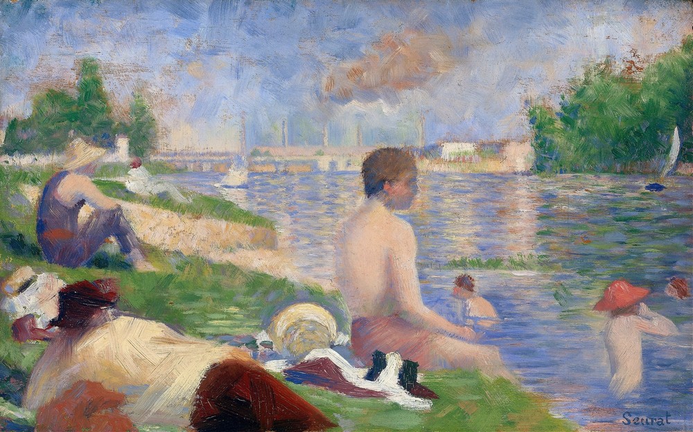 Final Study for “Bathers at Asnières”