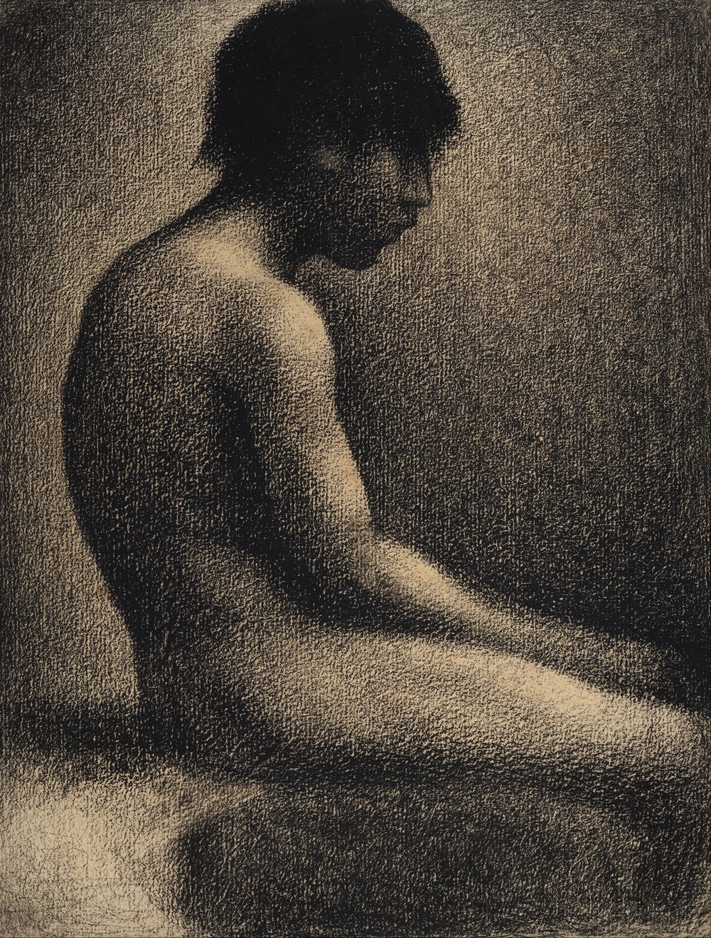 Seated Nude; Study for ‘Une Baignade’