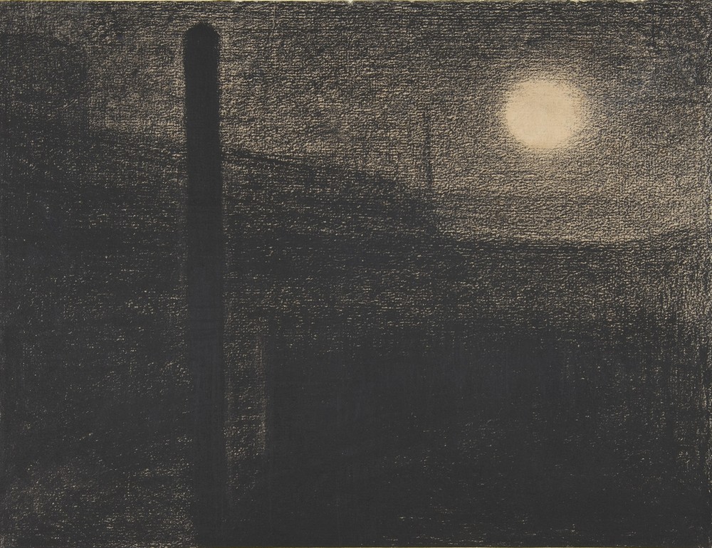 Courbevoie; Factories by Moonlight (1882–83)