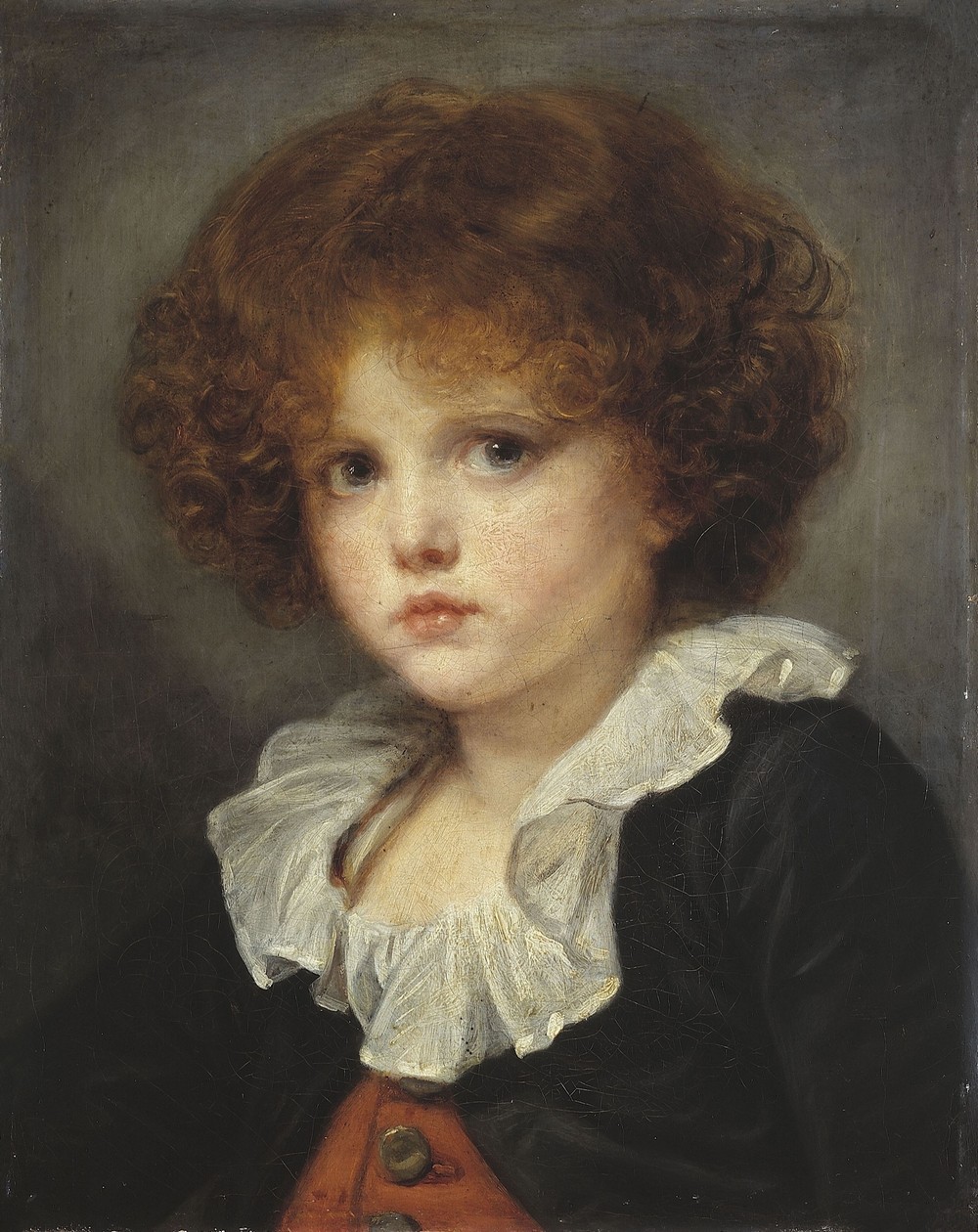 Petit Garçon au gilet rouge