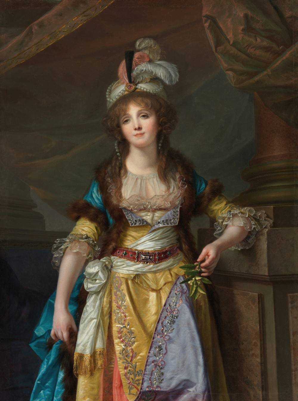 Portrait of a Lady in Turkish Fancy Dress (circa 1790)