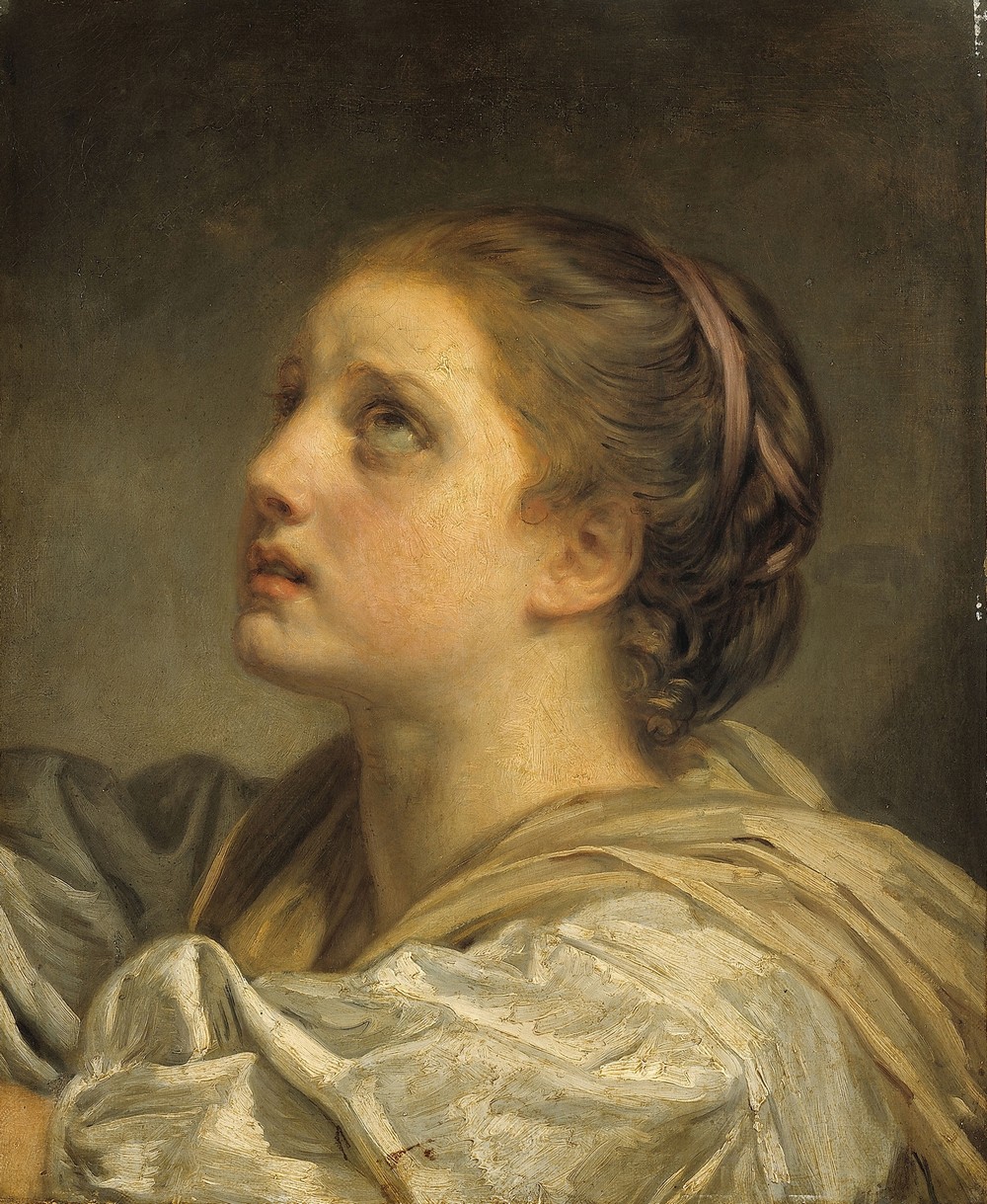 Tête de jeune femme