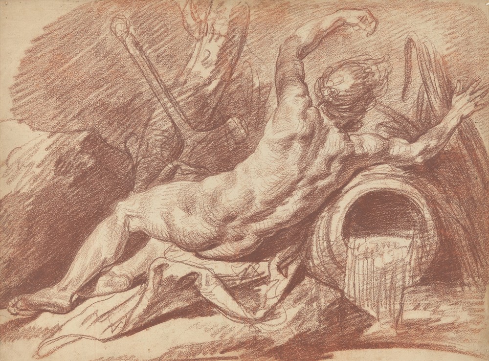 Reclining River God