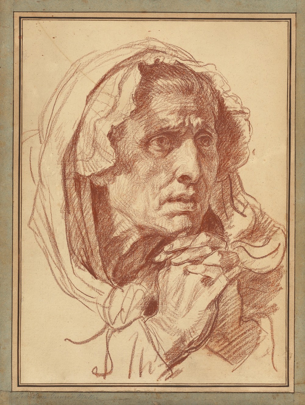 Study of the Head of an Old Woman