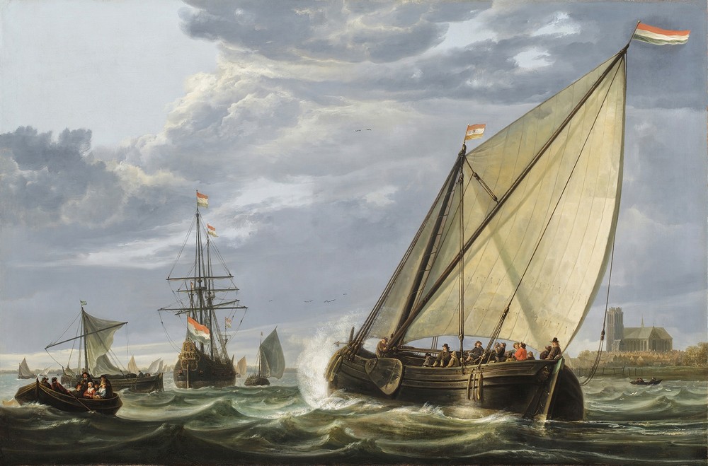 Shipping on the Maas, Dordrecht (early 1650s)