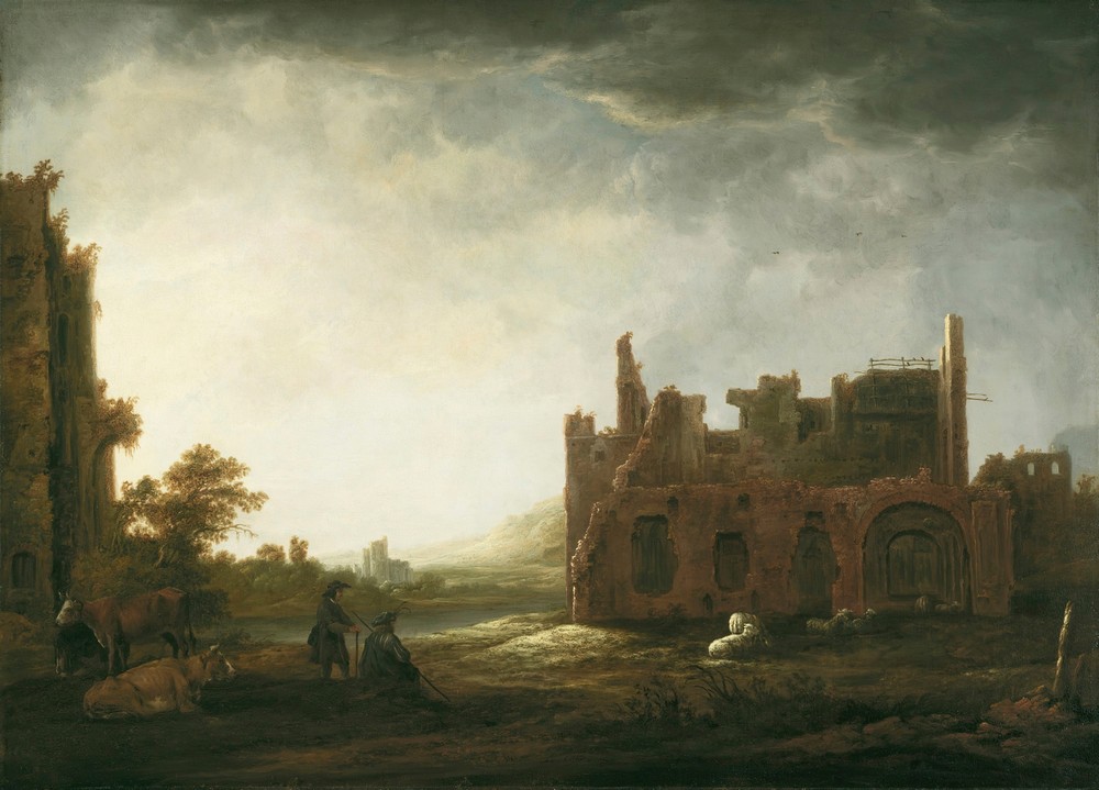 Landscape with the Ruins of Rijnsburg Abbey (ca. 1645)