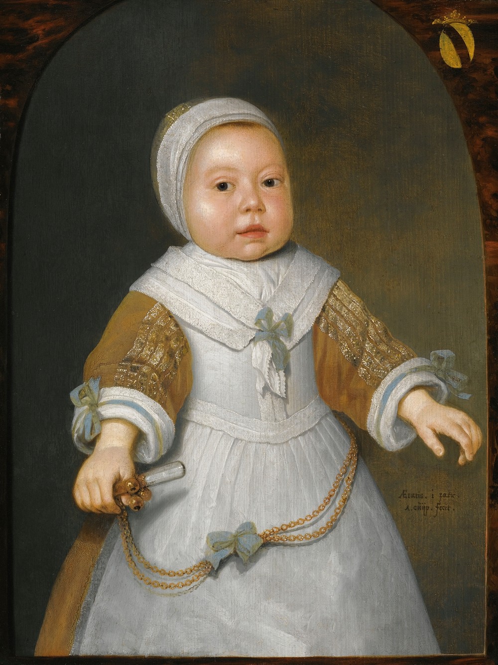 Portrait Of A One-Year-Old Girl Of The Van Der Burch Family