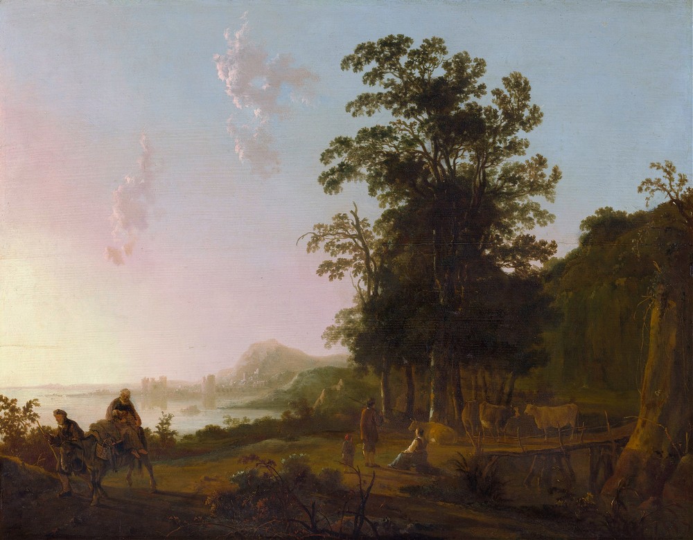 Landscape with the Flight into Egypt (ca. 1650)