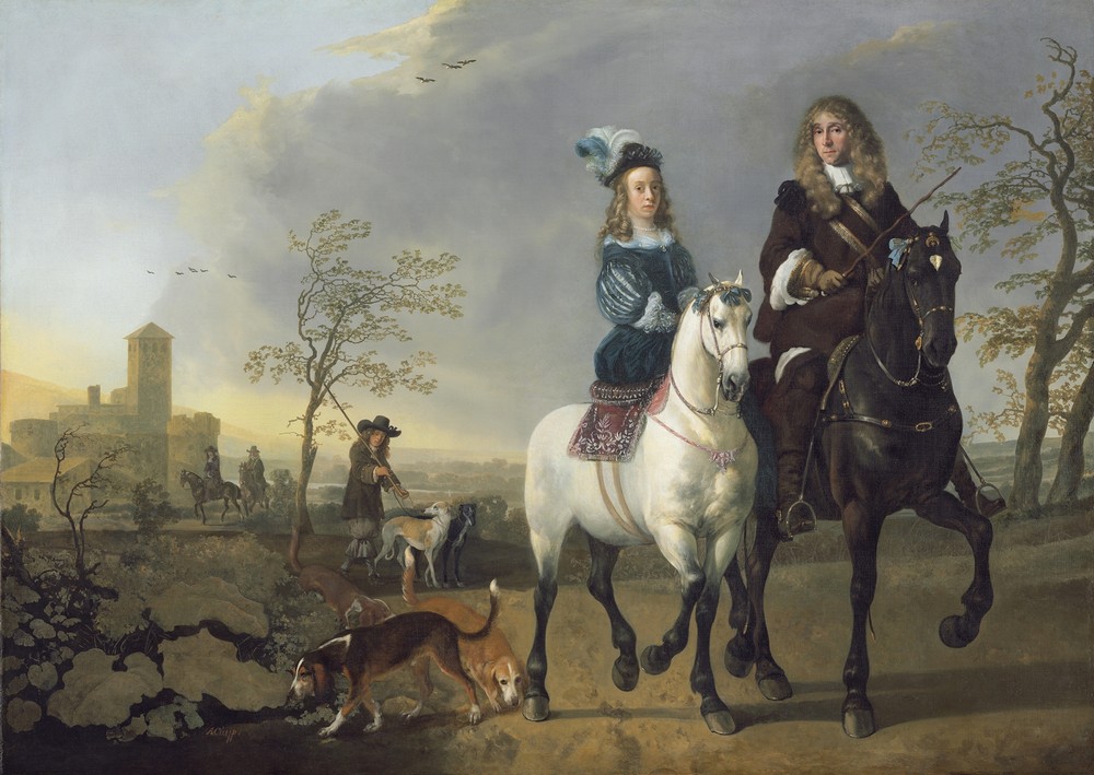 Lady and Gentleman on Horseback (c. 1655)