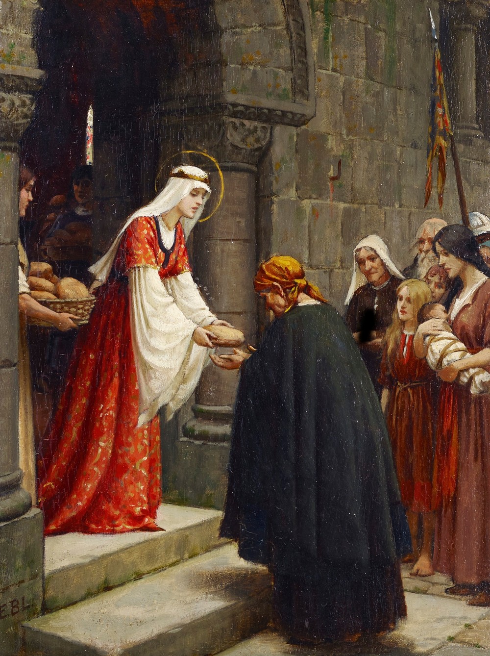 The Charity of Saint Elizabeth of Hungary (circa 1895)