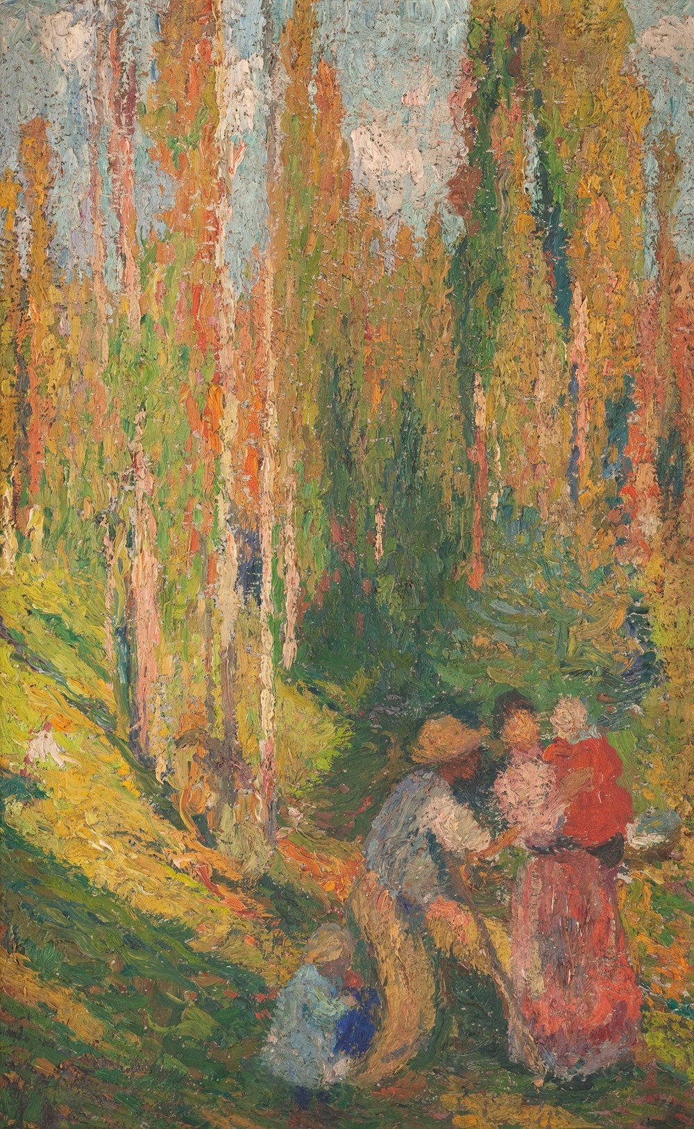 L’été, scène champêtre