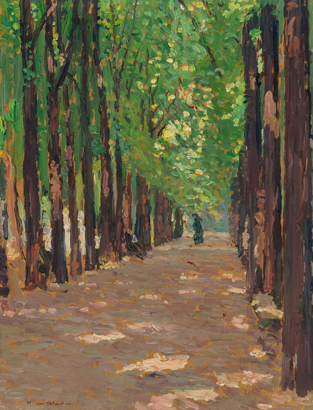 Une allée dans le Parc du Château de Versailles