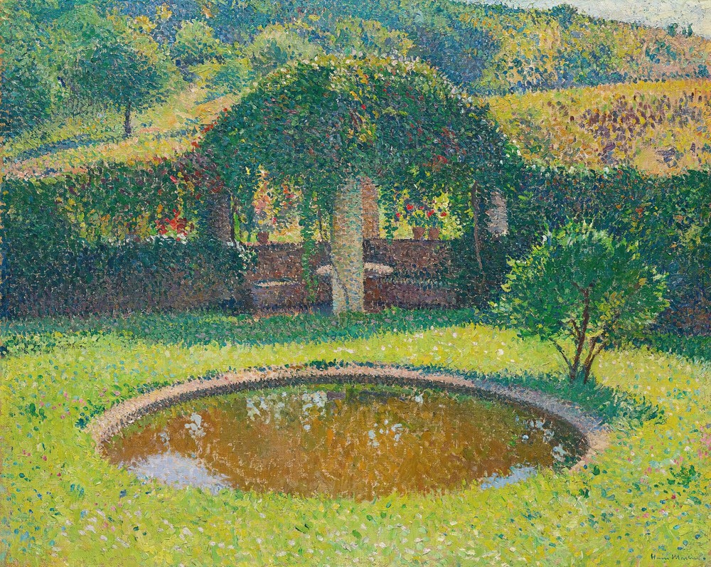 Bassin Et Tonnelle Sud-Ouest Du Parc De Marquayrol (circa 1920)