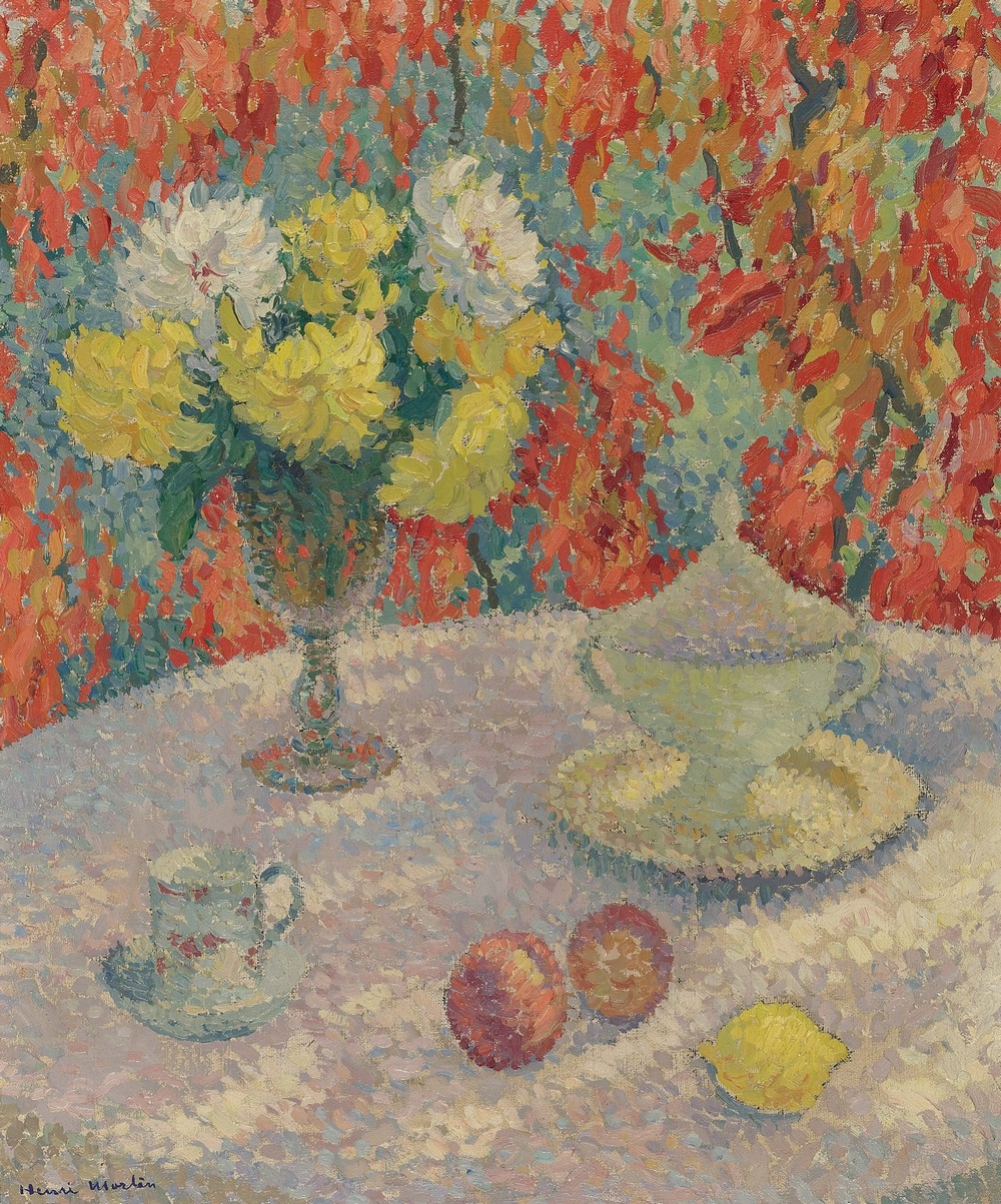 Dahlias Au Soleil (circa 1925)