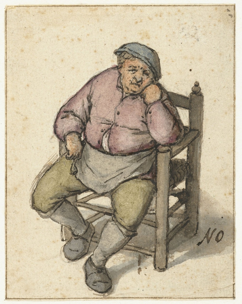 Seated Man with a Pipe