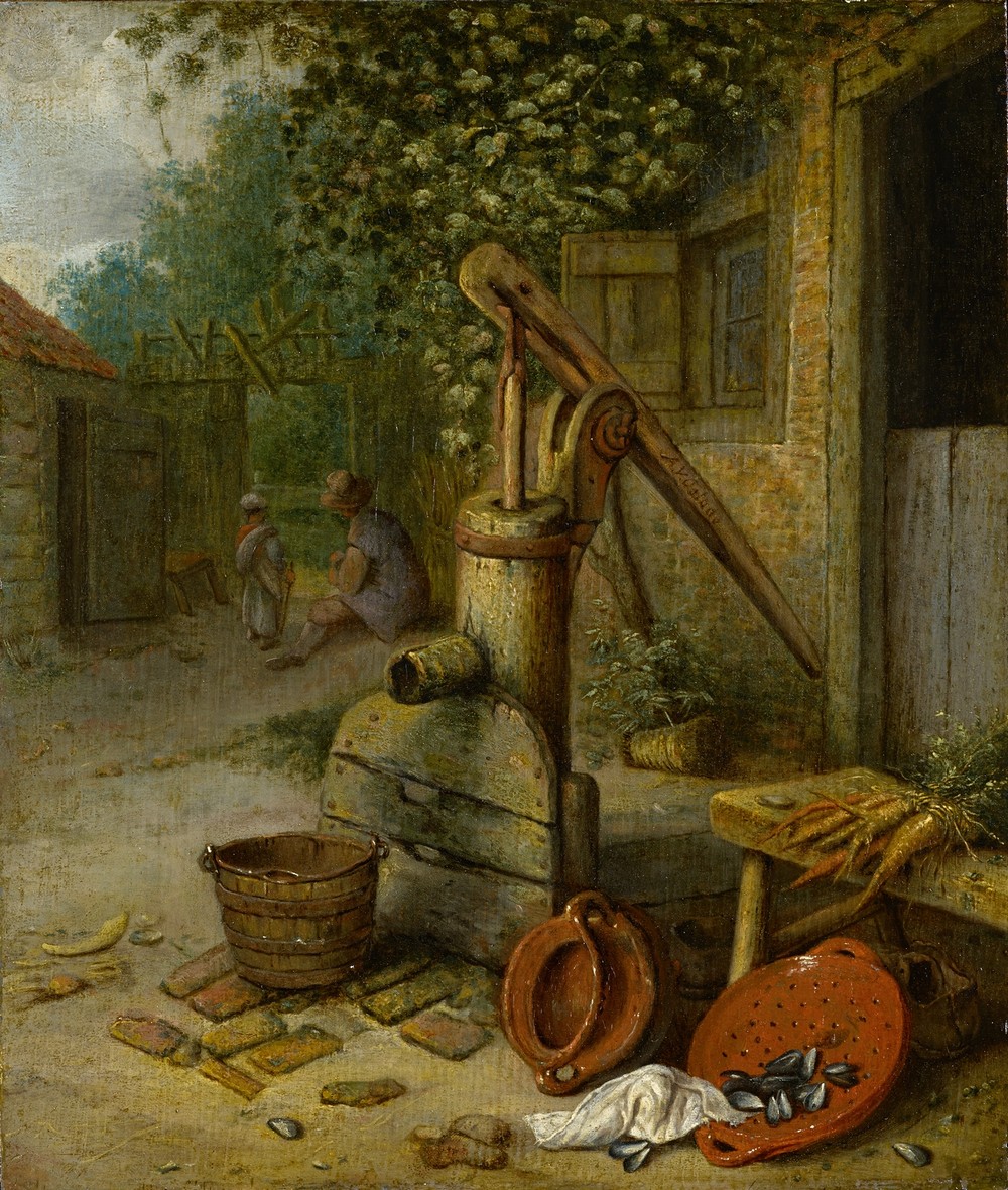 Court Of A Farm With Pump Well (1665-75)