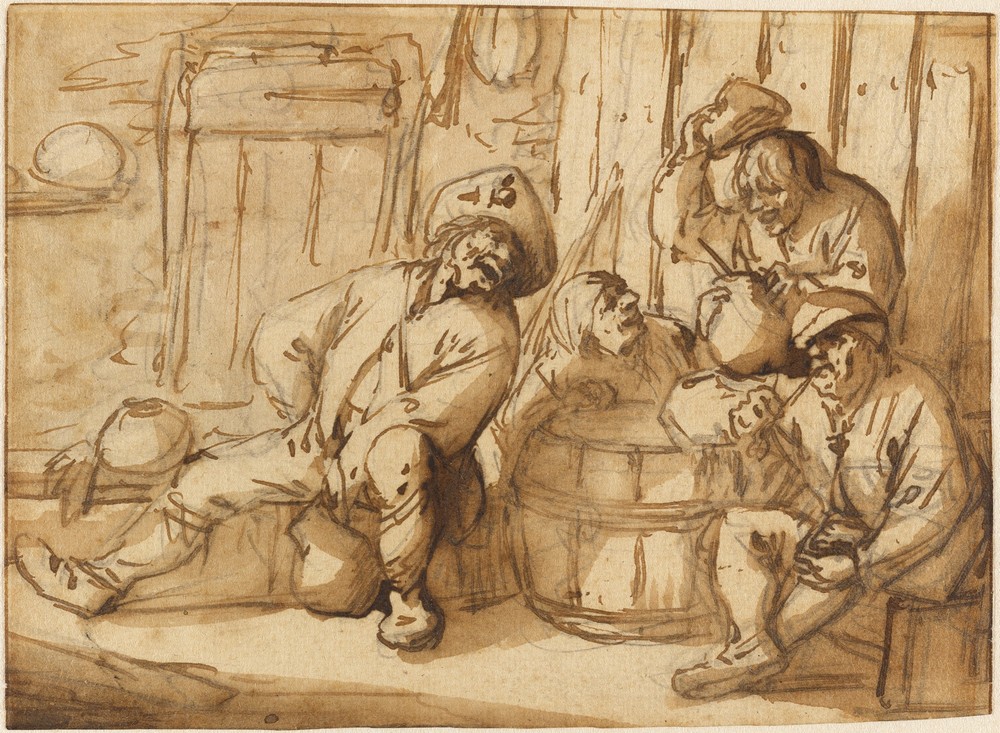 Peasants Drinking in a Tavern (early 1640s)
