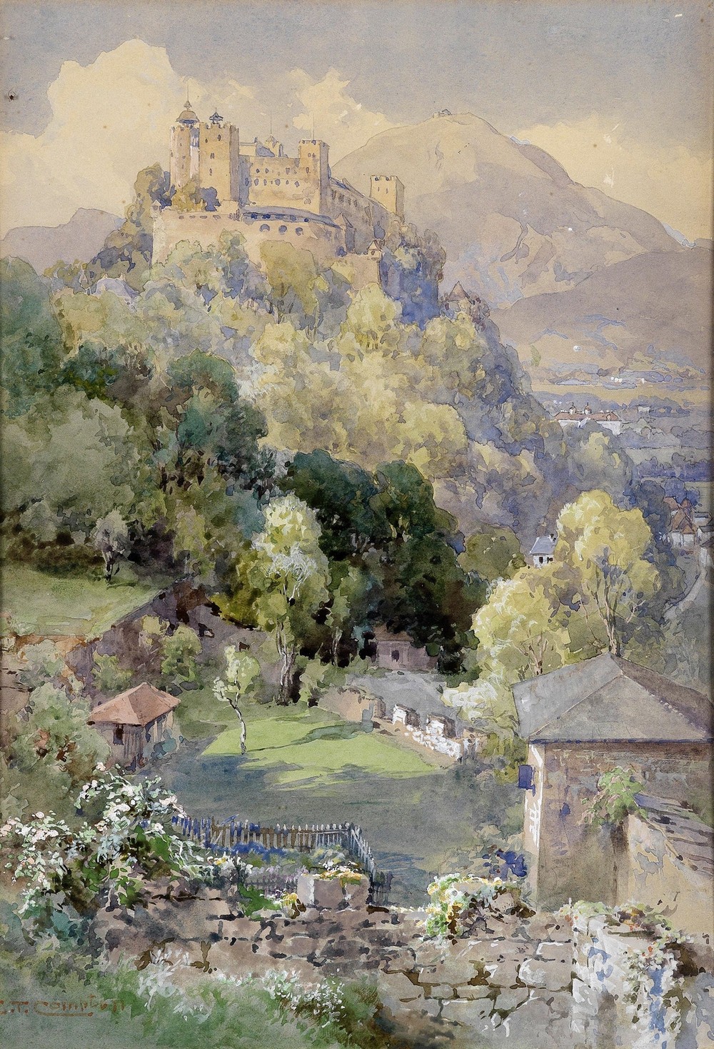 Blick auf die Festung Hohensalzburg
