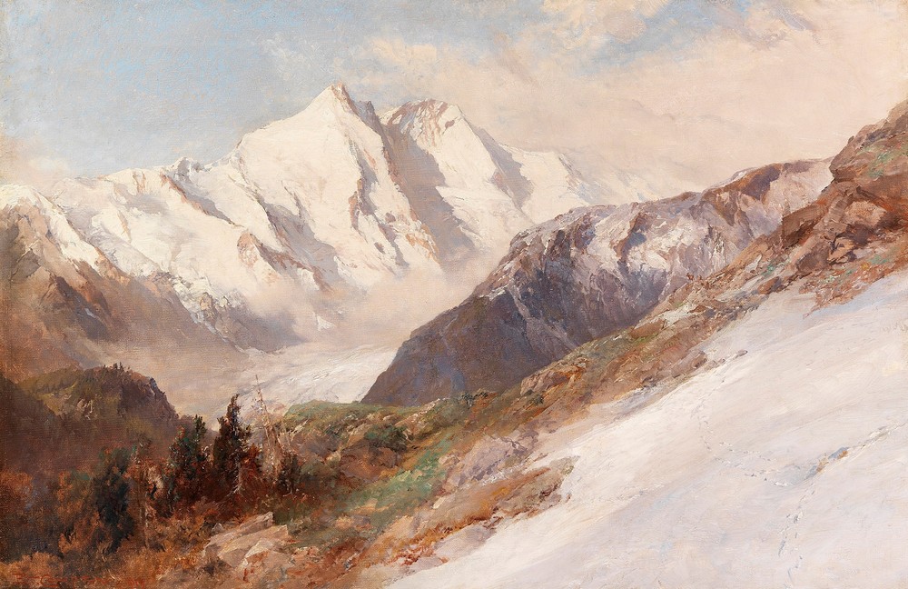 Blick auf die Nordseite des Großglockners
