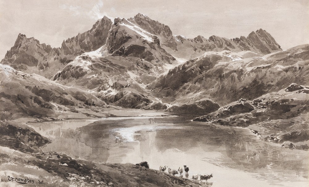 Zürsersee gegen die Wildgrubenspitze
