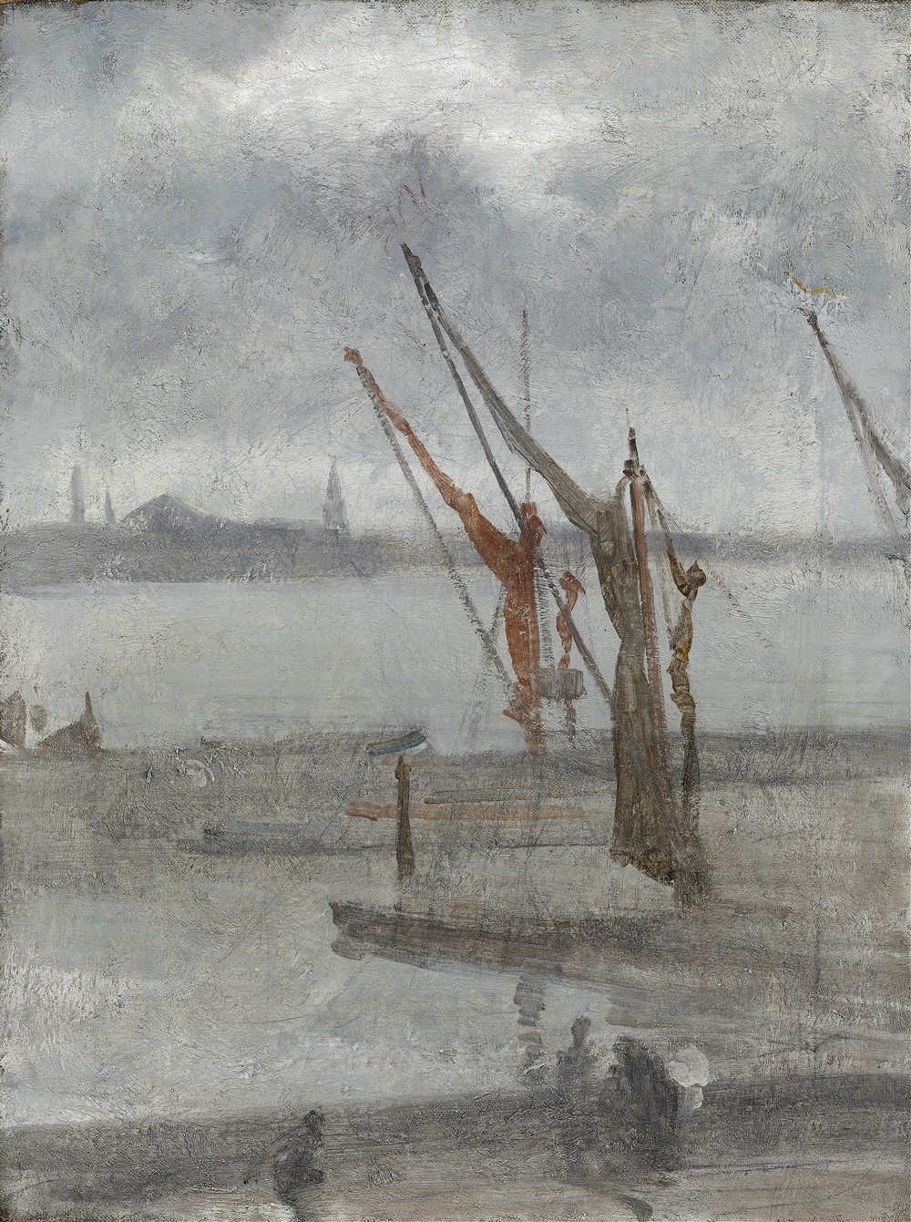 Grey and Silver – Chelsea Wharf (c. 1864-1868)