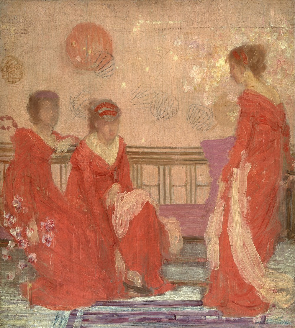Harmony In Flesh Colour And Red (circa 1869)