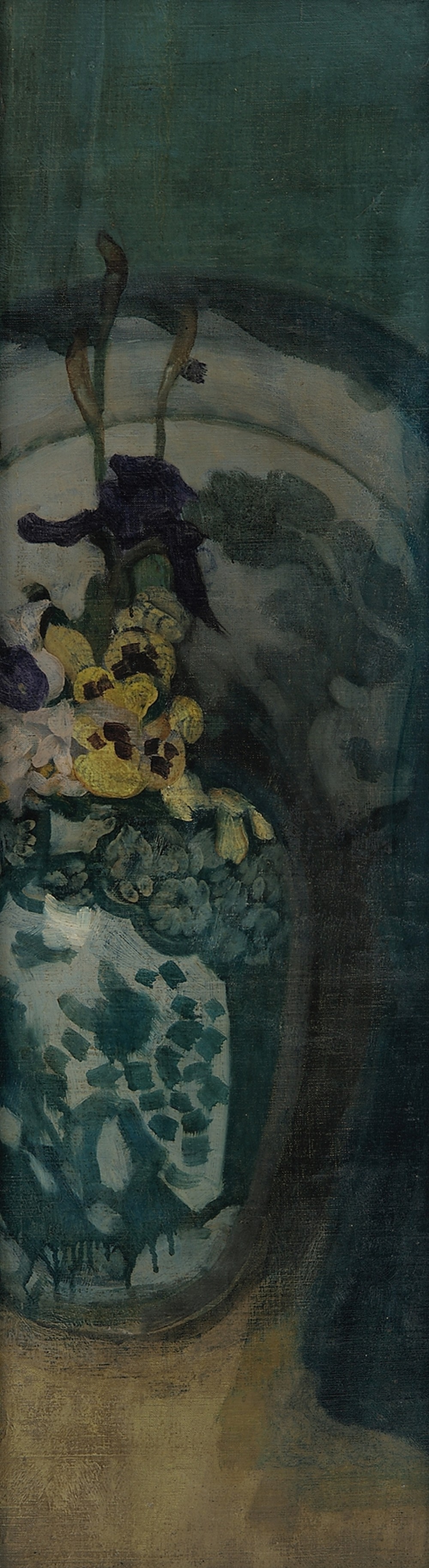 The Blue Girl (fragment); Purple and Blue