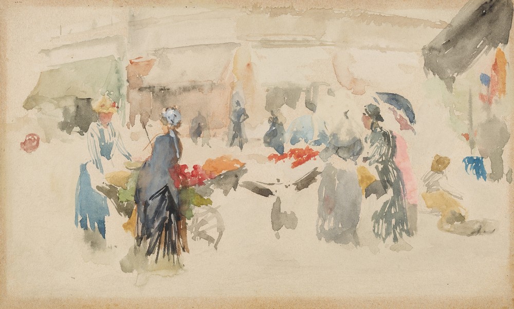 Flower Market; Dieppe