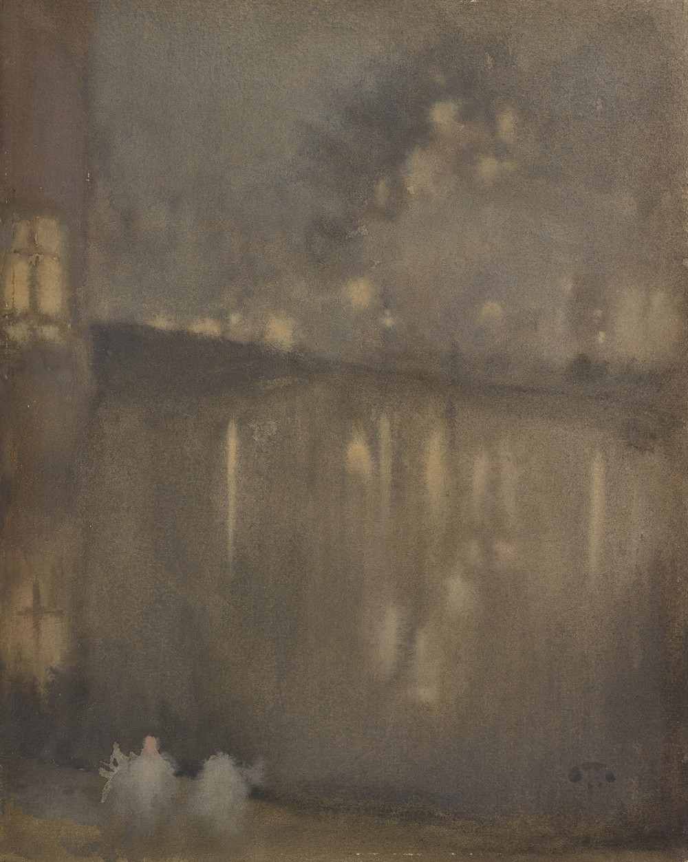 Nocturne: Grey and Gold–Canal, Holland