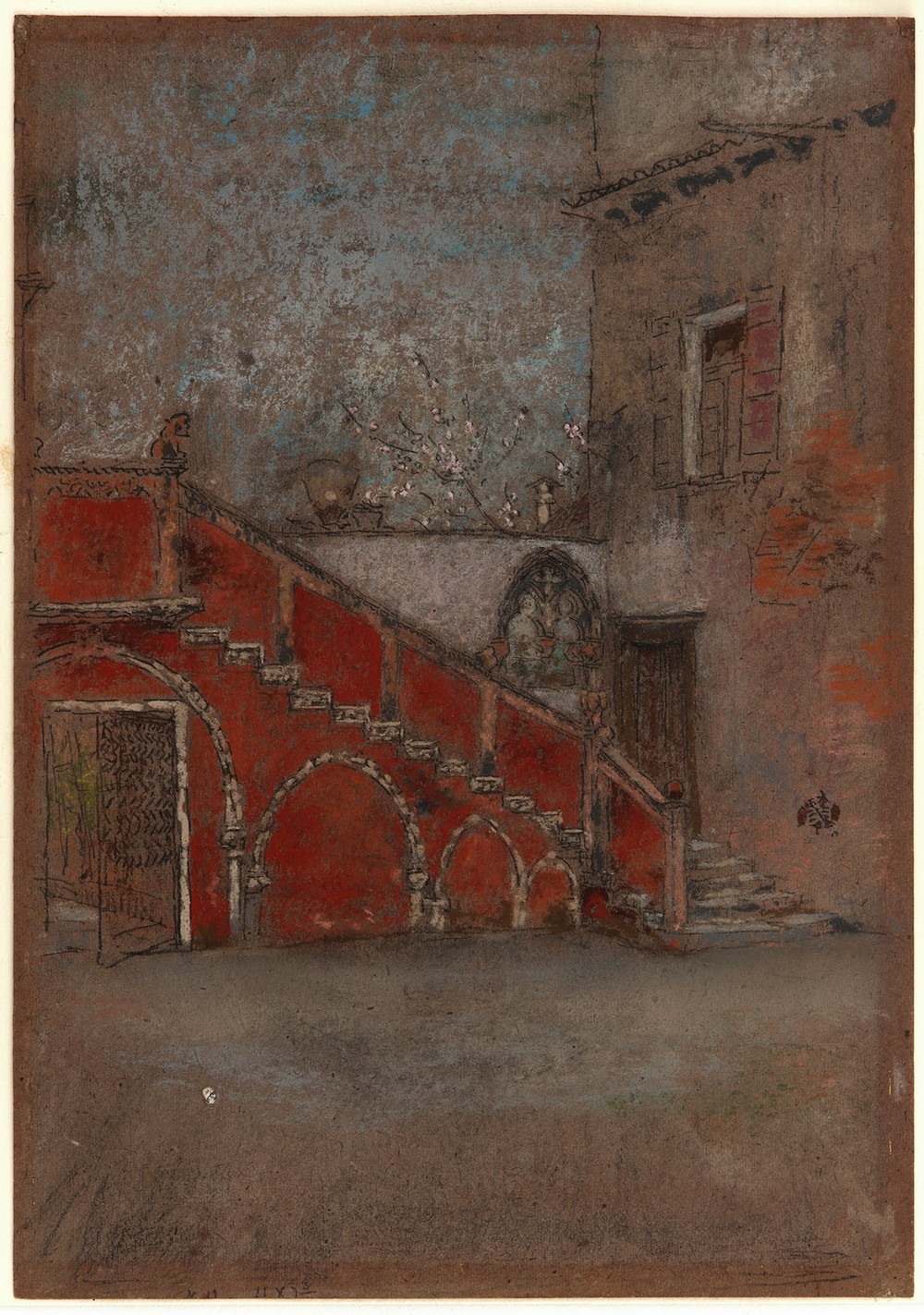 The Staircase; Note in Red