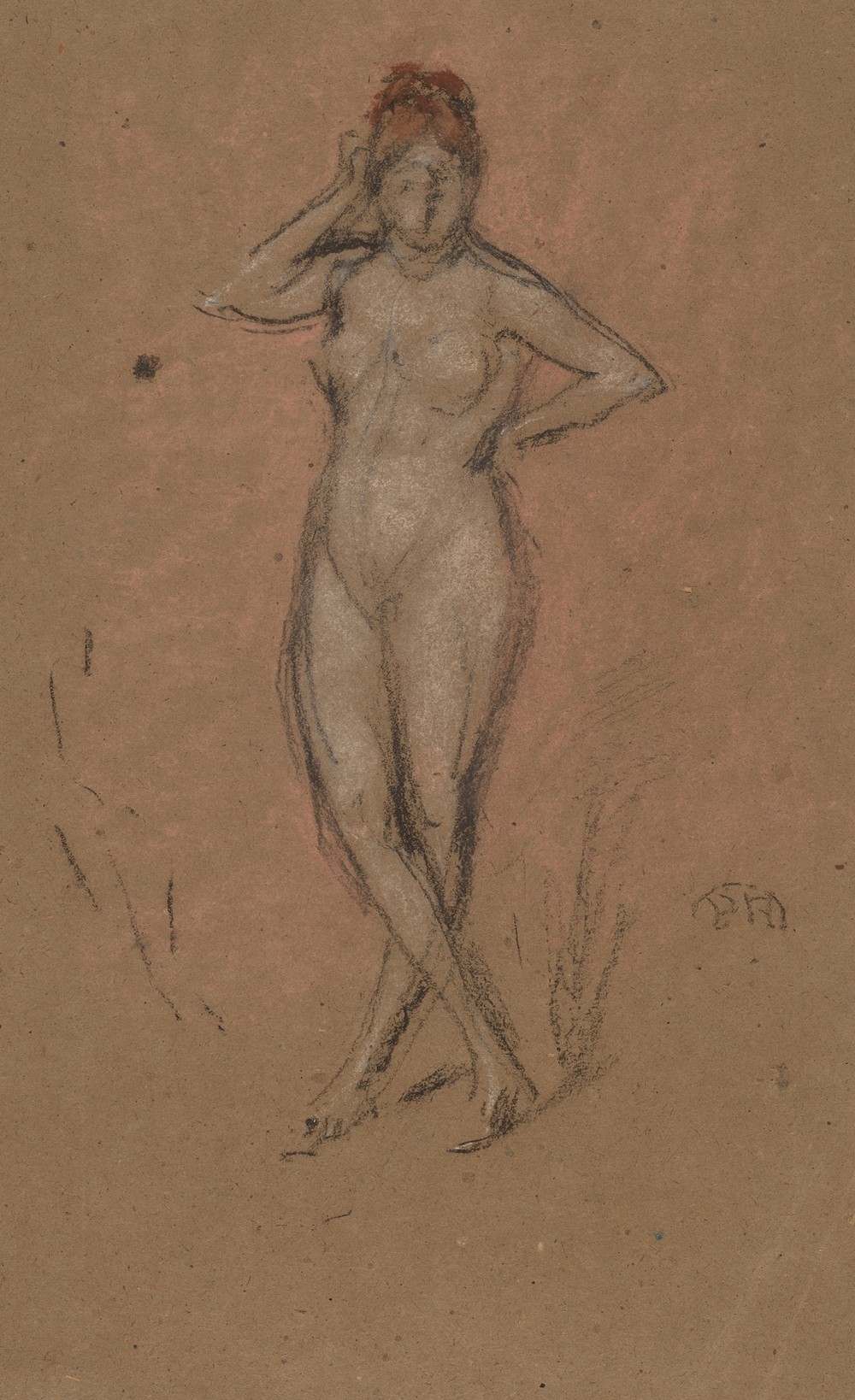 Nude Standing with Legs Crossed (c. 1878)