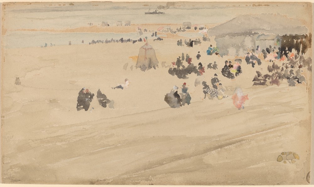 Beach Scene (probably 1885)