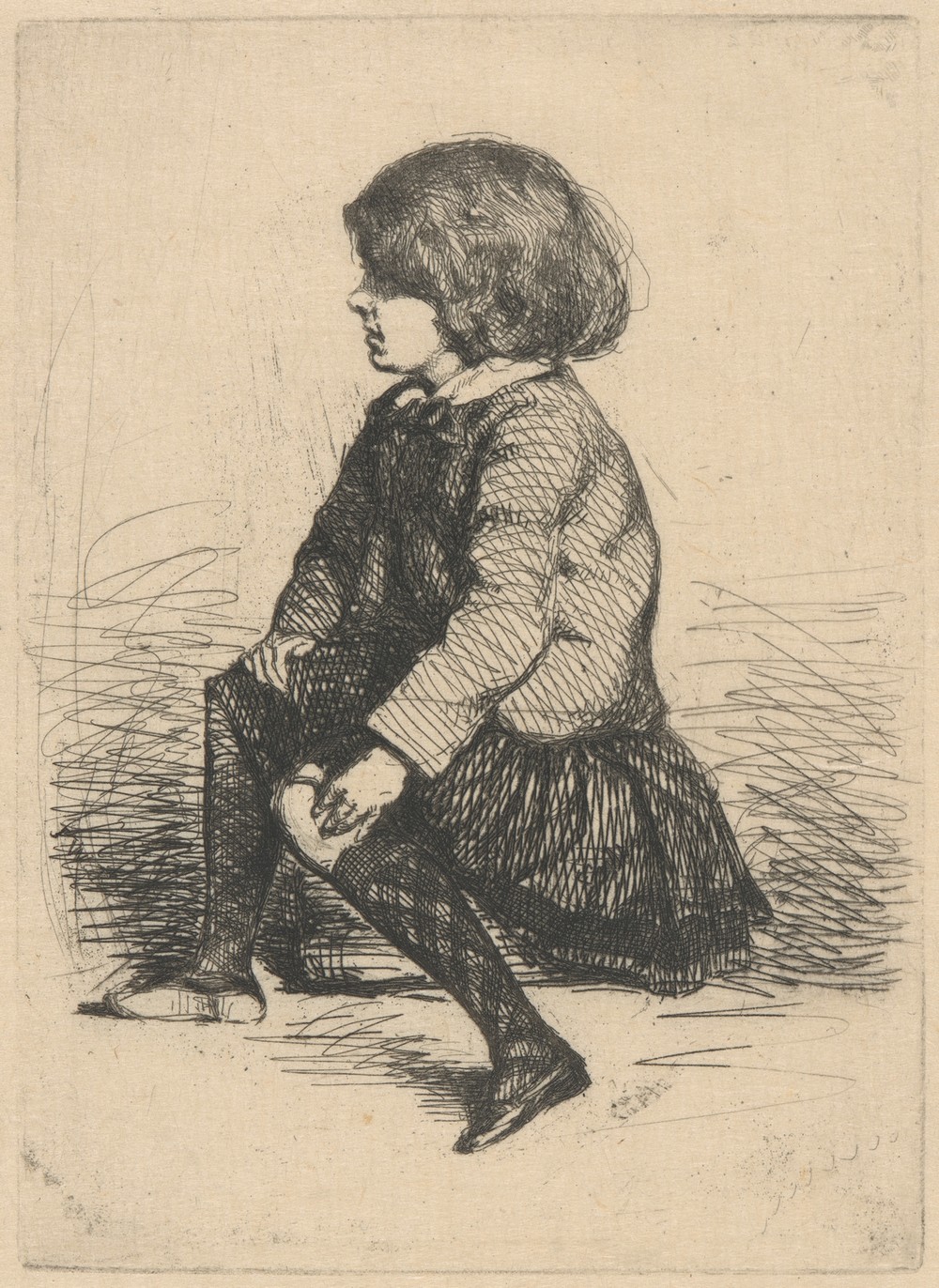 Seymour Seated (ca. 1858)