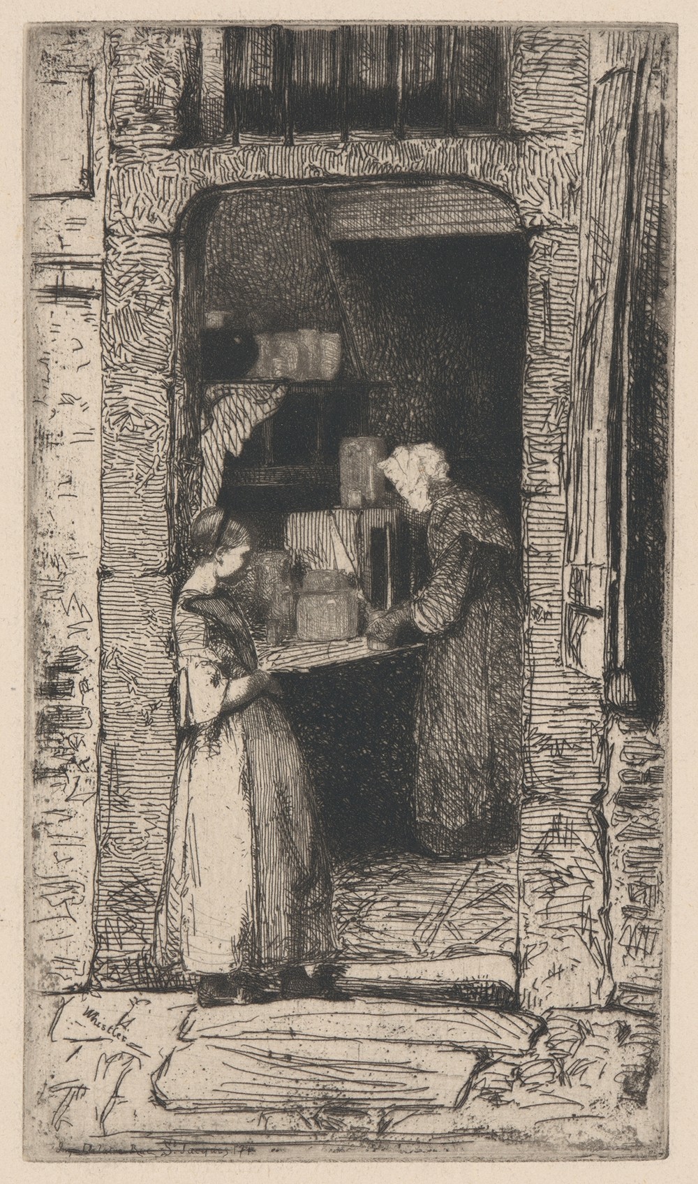 The Mustard Vendor (La Marchande de Moutarde) (ca. 1856)