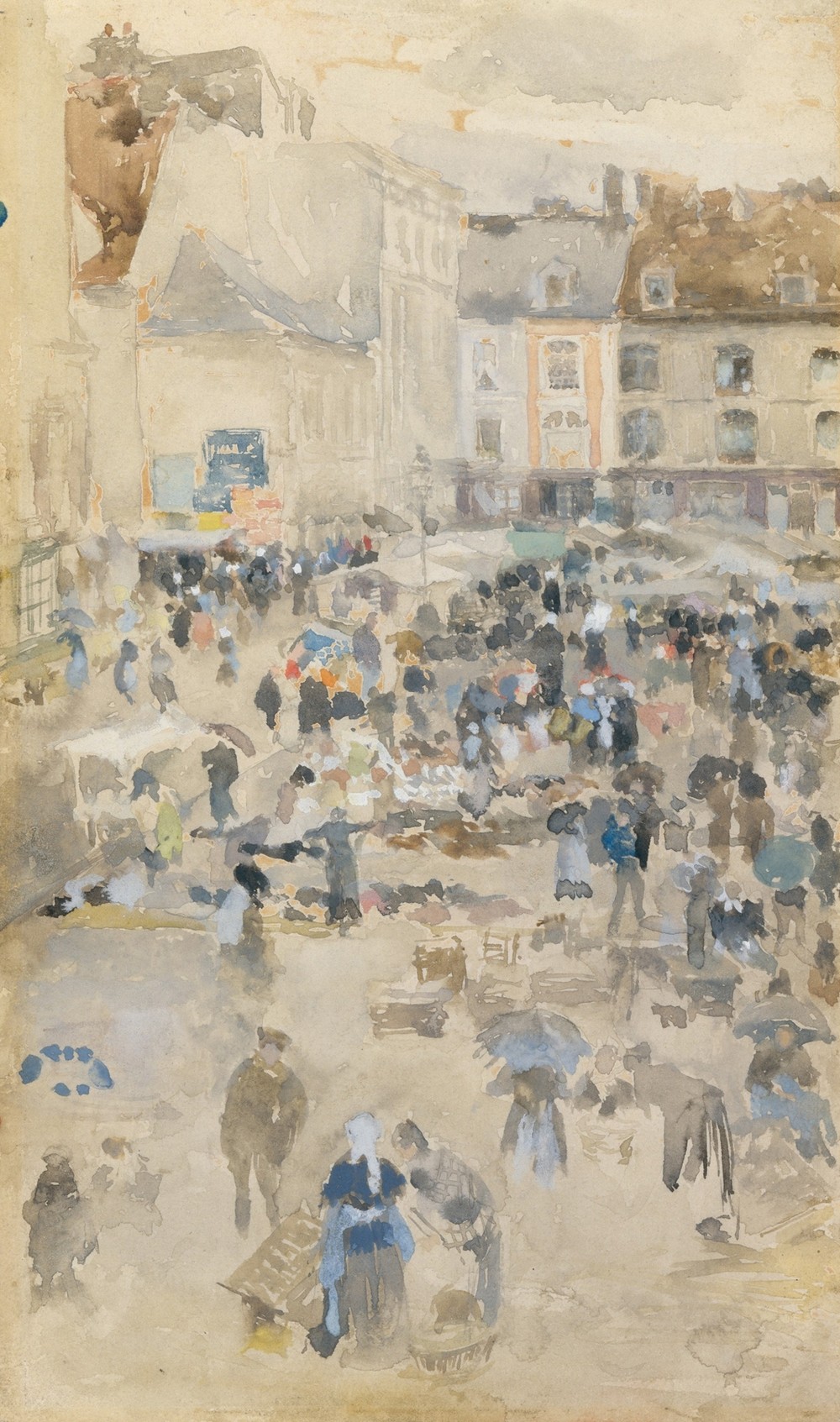 Variations in Violet and Grey—Market Place, Dieppe