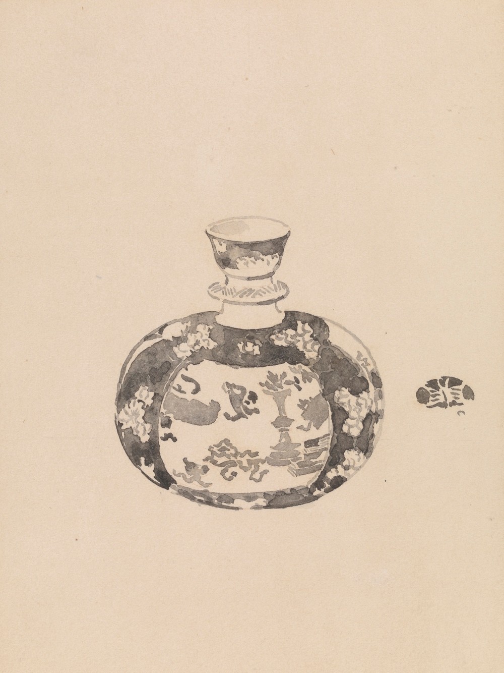 Oviform Ginger-Jar with Bell-Shaped Cover